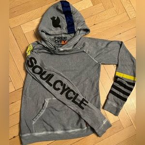 SoulCycle x Freecycle Hoodie Sweatshirt, Excellent condition!  Small, Gray